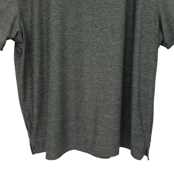 Izod Golf Stretch Polo Shirt Mens XXL Performance Lightweight Gray Short Sleeve - Picture 12 of 16